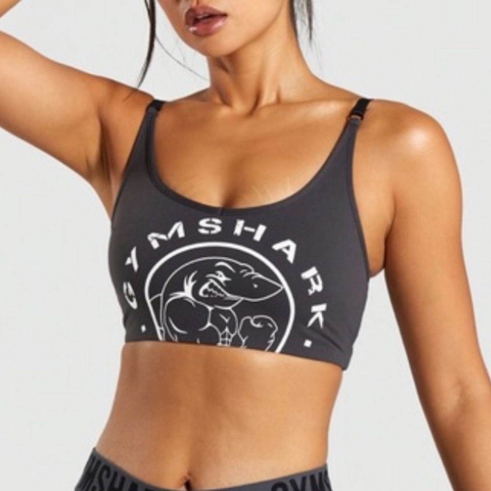Gymshark Legacy Fitness Sports Bra - Washed Black